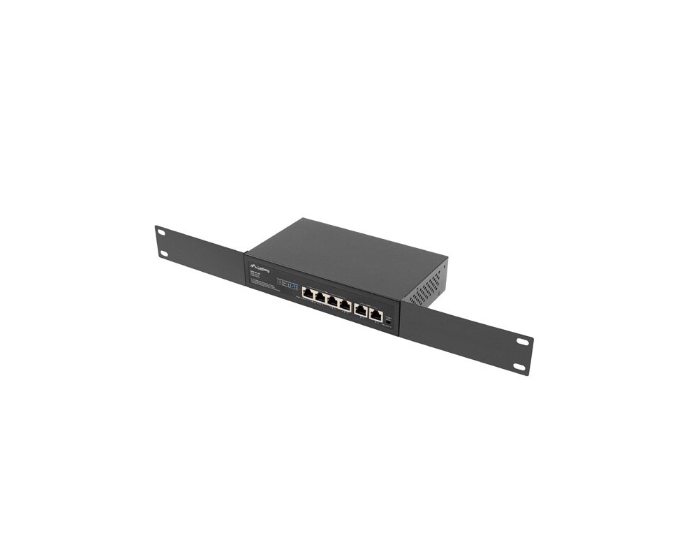 Switch (Комутатор) Lanberg switch 4x 100mb poe+/2x 100mb unmanaged rack 10"/19" fast ethernet 60w 5