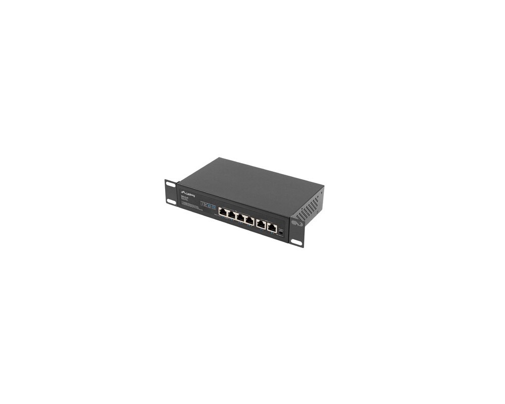 Switch (Комутатор) Lanberg switch 4x 100mb poe+/2x 100mb unmanaged rack 10"/19" fast ethernet 60w 4