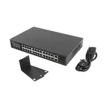 <span>Switch (Комутатор)</span> Lanberg switch 24x 100mb poe+/2x combo rack 19" gigabit ethernet 360w v2 <span class='catalog-num-in-name'>RSFE-24P-2C-360</span> - 