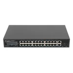 Switch (Комутатор) Lanberg switch 24x 1GB poe+/2x GB 2x sfp rack 19" gigabit ethernet 360w 6