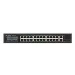 Switch (Комутатор) Lanberg Switch 24 x 100MB POE+/2 x Combo Rack 19" Gigabit Ethernet 7