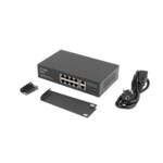<span>Switch (Комутатор)</span> Lanberg switch 8x 100mb poe+/2x 1GB unmanaged rack 10"/19" gigabit ethernet 120w <span class='catalog-num-in-name'>RSFE-8P-2GE-120</span> - 
