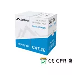 <span>Кабел</span> Lanberg LAN cable CAT.5e sftp 305m solid cu cpr + fluke passed grey <span class='catalog-num-in-name'>LCS5-11CU-0305-S</span> - 
