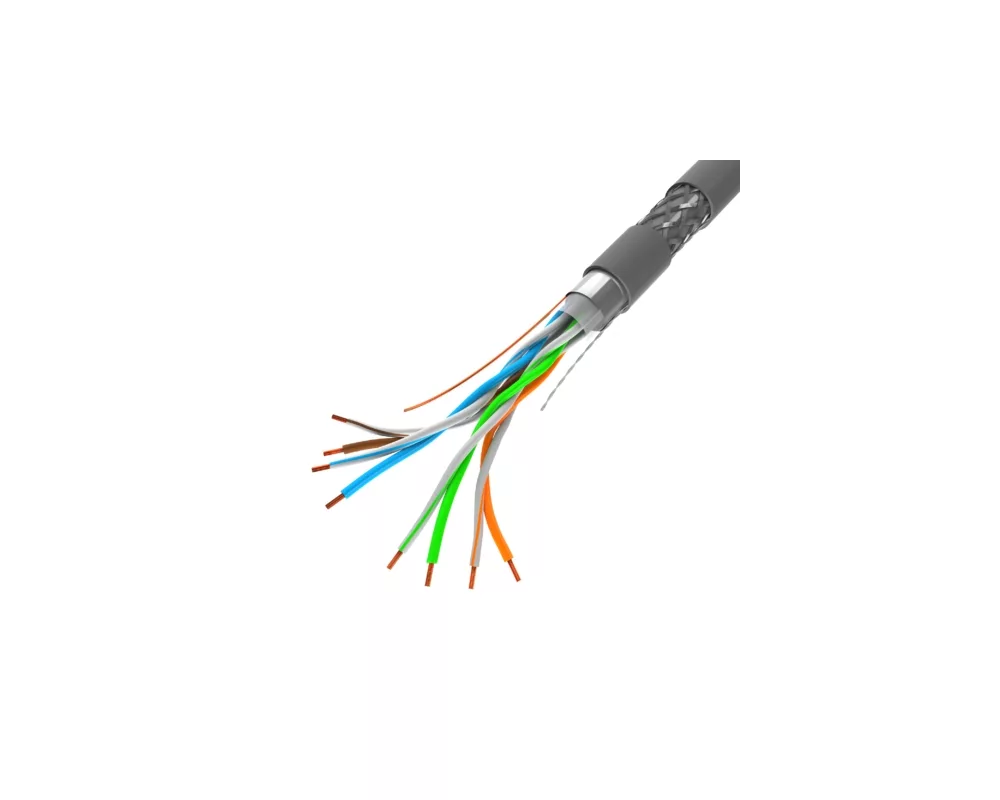 Кабел Lanberg LAN cable CAT.5e sftp 305m solid cu cpr + fluke passed grey 2