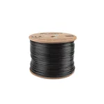 Кабел Lanberg LAN cable CAT.5e ftp 305m solid outdoor cu black fluke passed 3