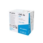 <span>Кабел</span> Lanberg LAN cable CAT.5e utp 100m solid cu grey fluke passed <span class='catalog-num-in-name'>LCU5-12CU-0100-S</span> - 