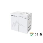 <span>Кабел</span> Lanberg LAN cable CAT.5e utp 305m solid cu black fluke <span class='catalog-num-in-name'>LCU5-12CU-0305-BK</span> - 