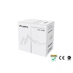 <span>Кабел</span> Lanberg LAN cable CAT.5e utp 305m solid cu black fluke <span class='catalog-num-in-name'>LCU5-12CU-0305-BK</span> - 