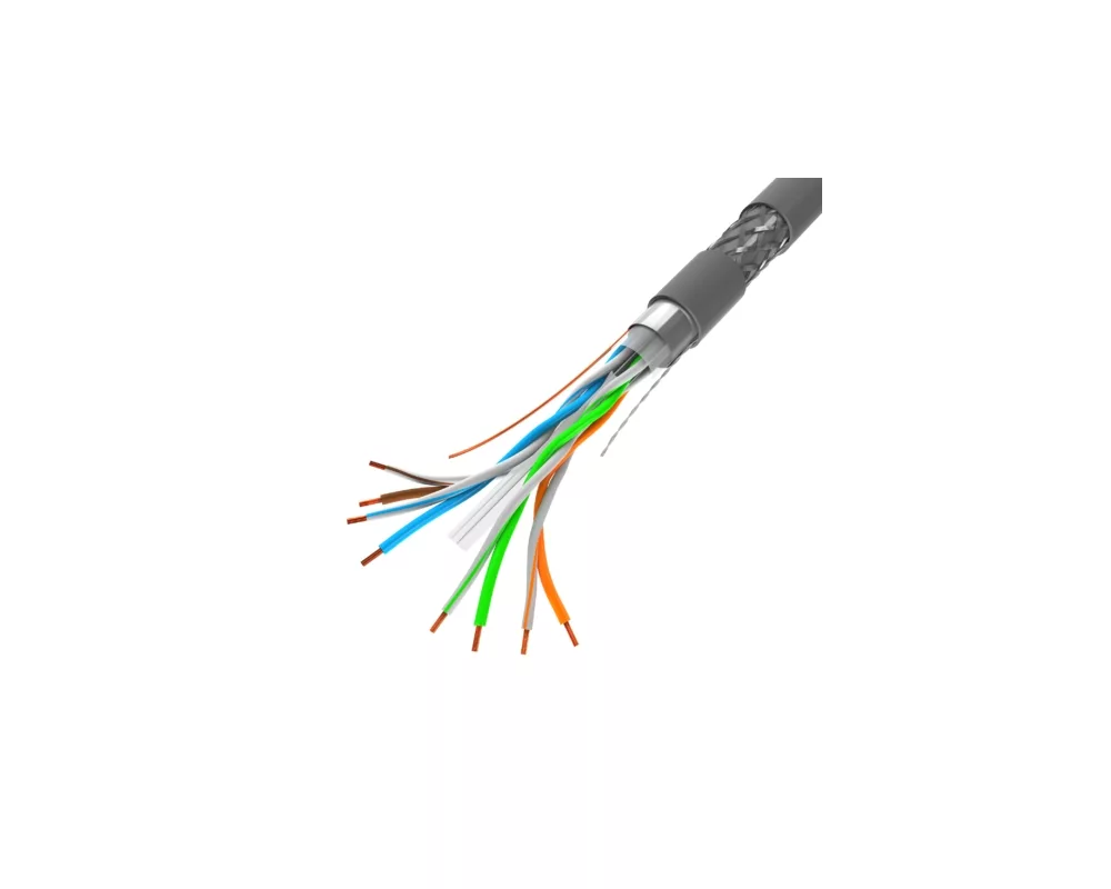 Кабел Lanberg LAN cable CAT.6 sftp 305m solid cu grey cpr + fluke passed 2