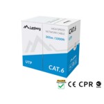 <span>Кабел</span> Lanberg LAN cable CAT.6 utp 305m solid cu grey cpr + fluke passed <span class='catalog-num-in-name'>LCU6-11CU-0305-S</span> - 