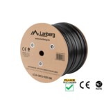 <span>Кабел</span> Lanberg LAN cable CAT.6 utp 305m solid outdoor gel-filled cu black fluke passed <span class='catalog-num-in-name'>LCU6-30CU-0305-BK</span> - 