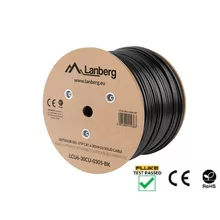  Lanberg LAN cable CAT.6 utp 305m solid outdoor gel-filled cu black fluke passed 809578 LCU6-30CU-0305-BK на топ цена - PIC.bg