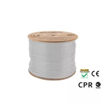 Кабел Lanberg LAN cable CAT.7 sftp 305m solid cu lszh grey cpr + fluke passed 2