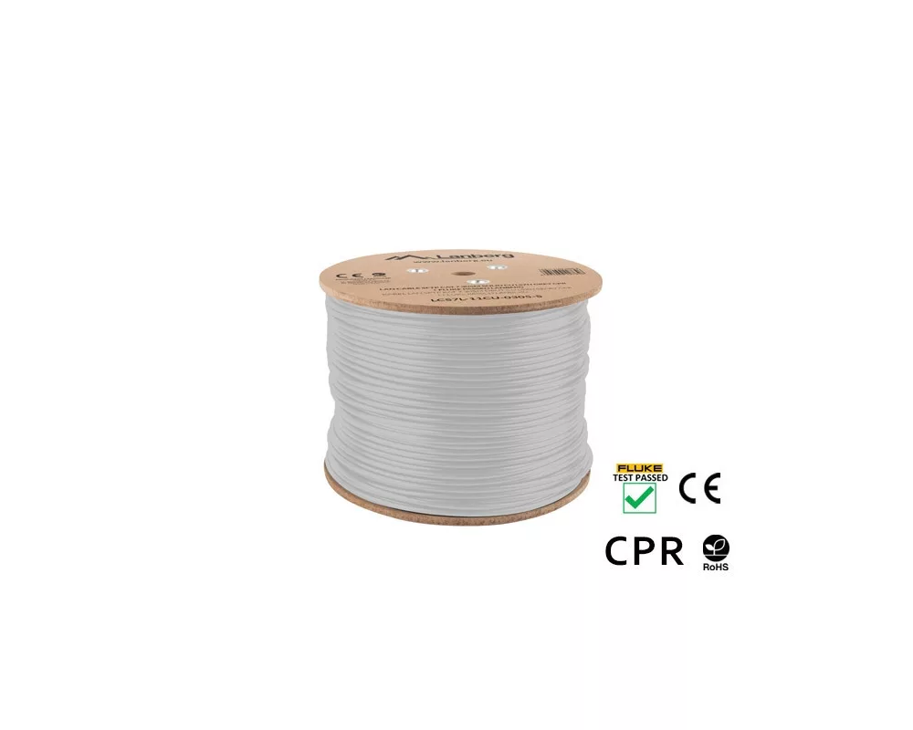 Кабел Lanberg LAN cable CAT.7 sftp 305m solid cu lszh grey cpr + fluke passed 2