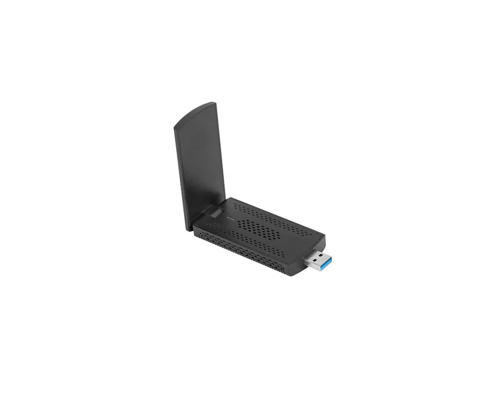 Мрежова карта Lanberg USB adapter wireless network card nc-3000-wi ax3000 tri-band 2x internal antennas 6