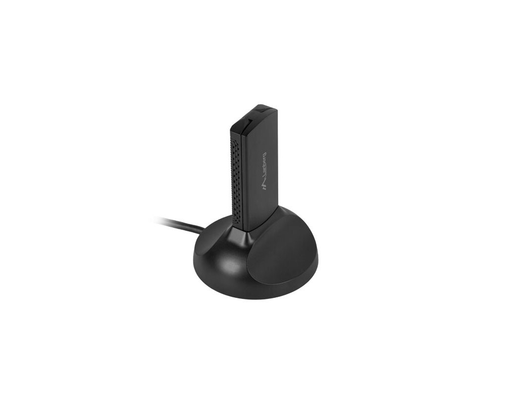 Мрежова карта Lanberg USB adapter wireless network card nc-3000-wi ax3000 tri-band 2x internal antennas 3