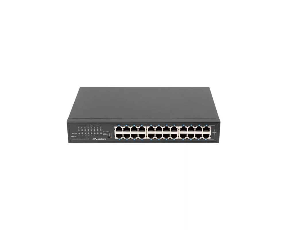 Switch (Комутатор) Lanberg switch rsge-24 24x 1GB unmanaged gigabit ethernet rack 19" 5