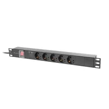  Lanberg power distribution unit (pdu) 19" 1U 16a 2m 5x schuko outlets black 809775 PDU-05F-0200-BK на топ цена - PIC.bg