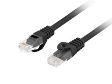  Lanberg patchcord CAT.6 utp lszh cu 1m black fluke passed 809779 PCU6-10CU-0100-BK на топ цена - PIC.bg