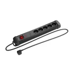 <span>Разклонител</span> Lanberg surge protector sp1 1.5m 5x french outlets black <span class='catalog-num-in-name'>SP1-05E-0150-BK</span> - 