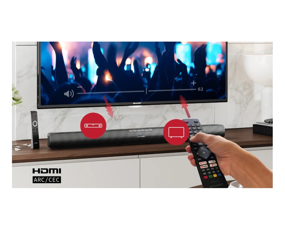Аудио система Sharp Soundbar HT-SB100 12