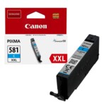 <span>Мастило</span> Canon CLI-581 XXL C + Canon Plus Glossy II PP-201 <span class='catalog-num-in-name'>1995C001AA_2311B072AA</span> - 