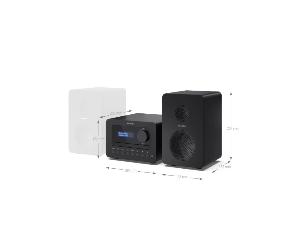 Тонколони Sharp Audio Systems XL-B520D(BK) 12