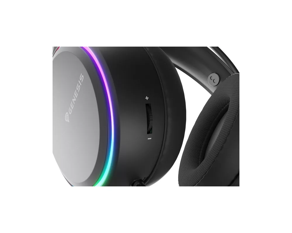 Слушалки Genesis Headset Neon 613 G2 With Microphone RGB Illumination Black 3