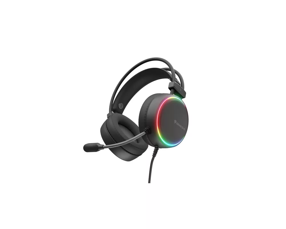 Слушалки Genesis Headset Neon 613 G2 With Microphone RGB Illumination Black 6