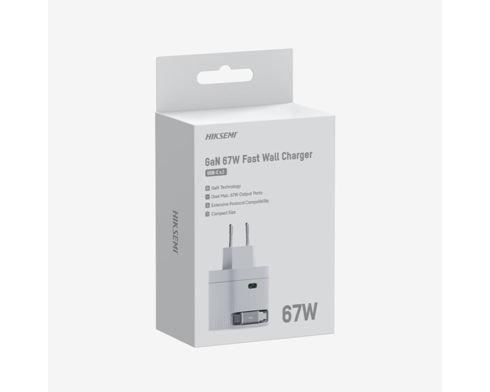 Зарядно HikVision GaN Fast Charger 2C 67W 2