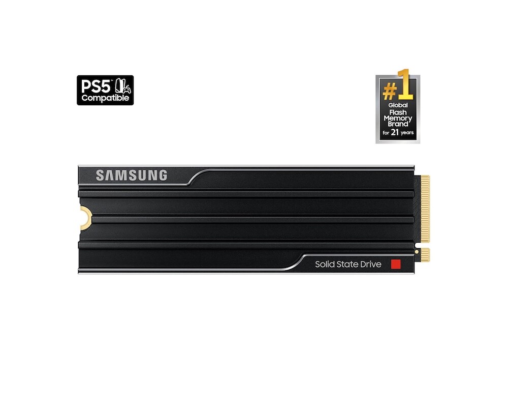 SSD 4TB Samsung 9100 Pro SSD Heatsink NVMe M.2 PCIe 5.0 14.800 MB 10