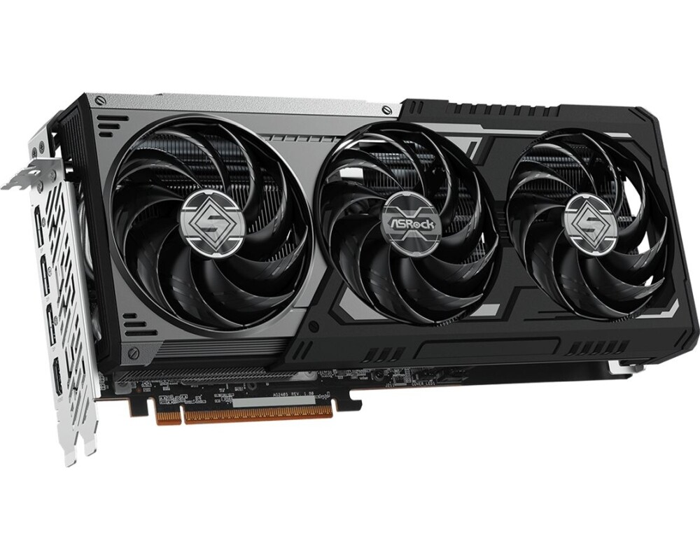 Видеокарта ASROCK AMD Radeon RX 9070 XT Steel Legend Dark 16GB GDDR6 18