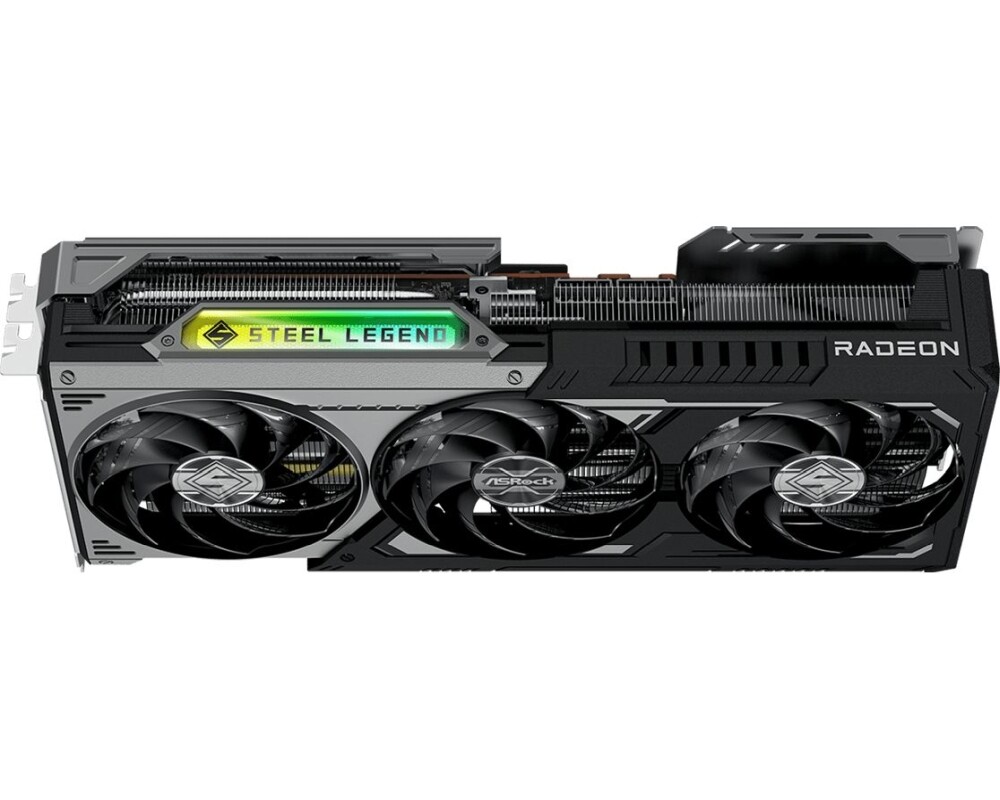 Видеокарта ASROCK AMD Radeon RX 9070 XT Steel Legend Dark 16GB GDDR6 20