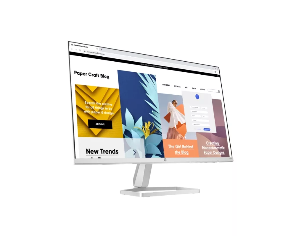 Монитор HP Series 5 23.8" FHD White Monitor - 524sw 3