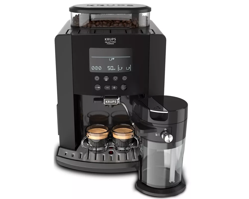 Кафемашина Krups EA819N10 ESP Arabika Latte Black EU 4