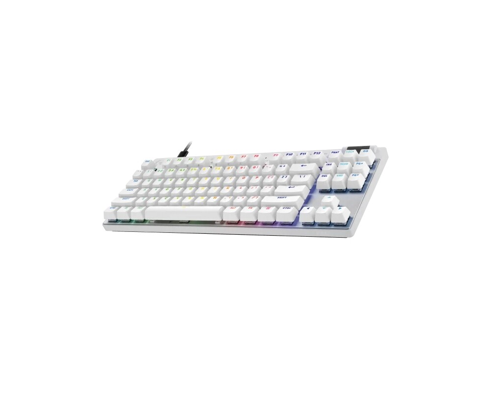 Клавиатура Геймърска механична клавиатура Logitech G Pro X Rapid TKL - White, magnetic-analog switch 10