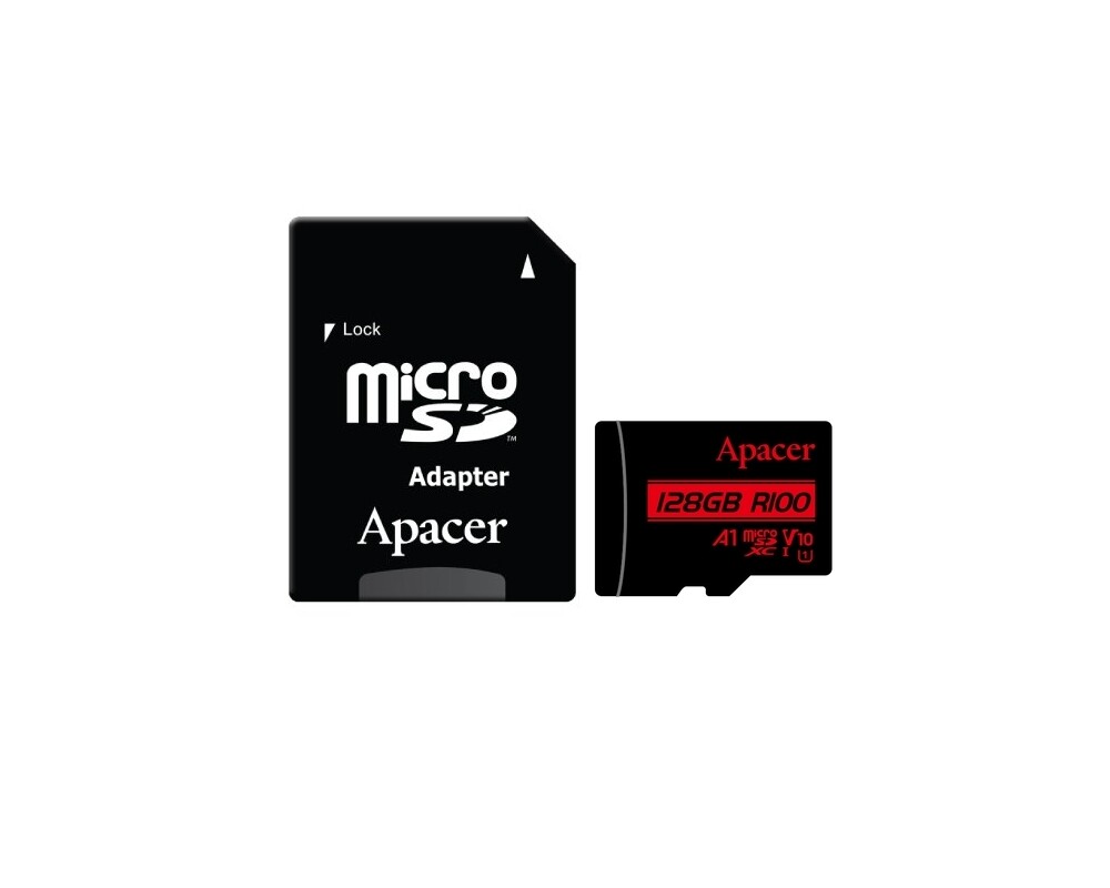 Флаш карта Apacer microSDXC 128GB UHS-I U1 V10 A1 Class10 3