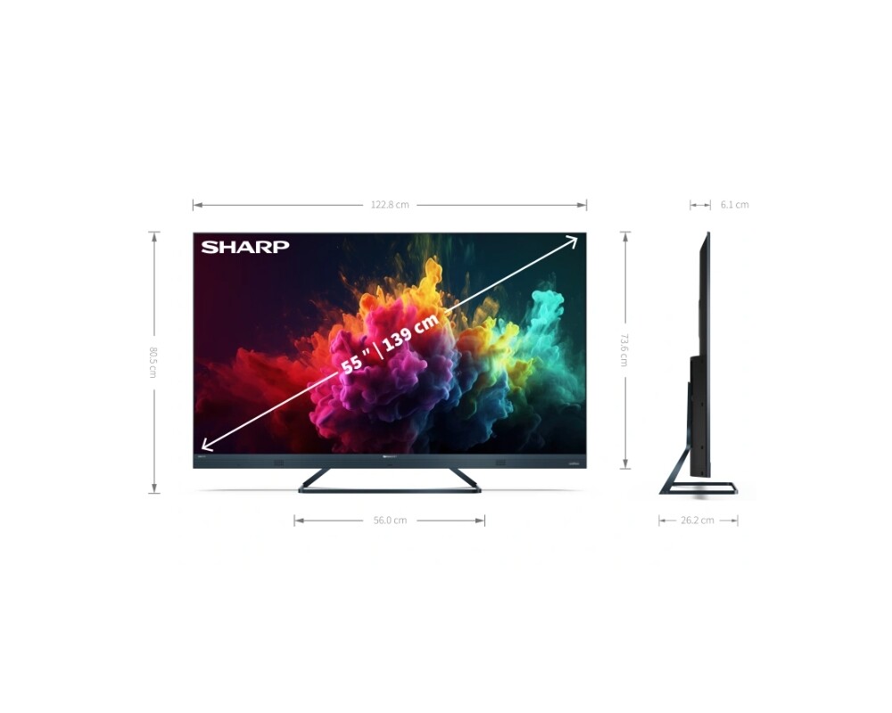 Телевизор Sharp 55FQ8EG 18