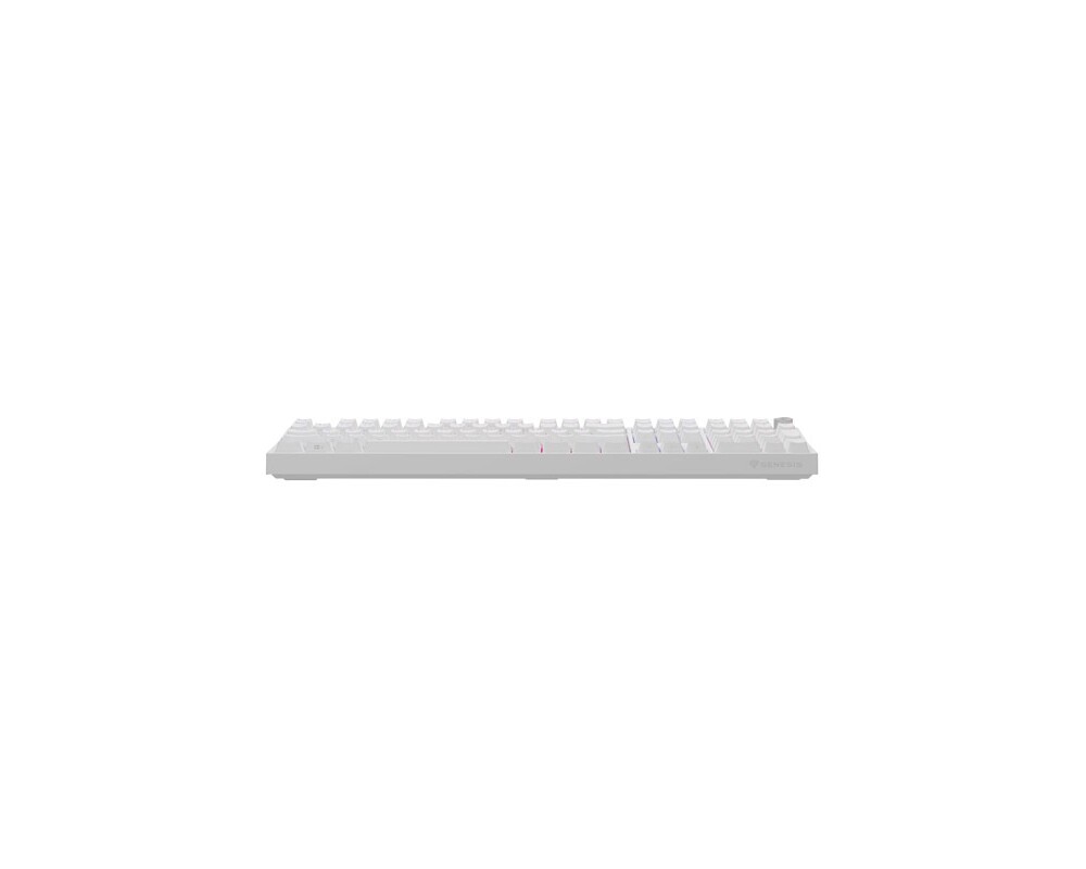 Клавиатура Genesis Mechanical Gaming Keyboard Thor 404 White RGB Backlight Gateron Peach Silent 7