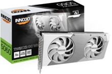  Inno3D GeForce RTX 5060 8GB GDDR7 Twin X2 OC White 822990 N50602-08D7X-195070W на топ цена - PIC.bg