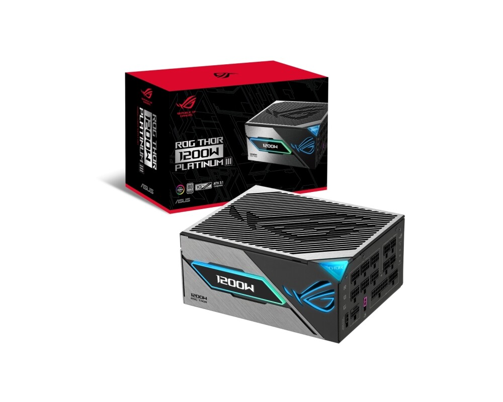 Захранване ASUS ROG THOR III 1200W , 80+ Platinum PCIe 5.1, Fully Modular 13