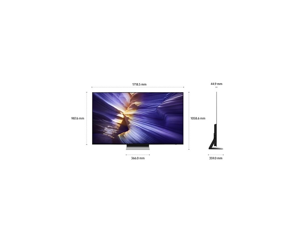 Телевизор Samsung 77" OLED QE77S90FA Smart 4