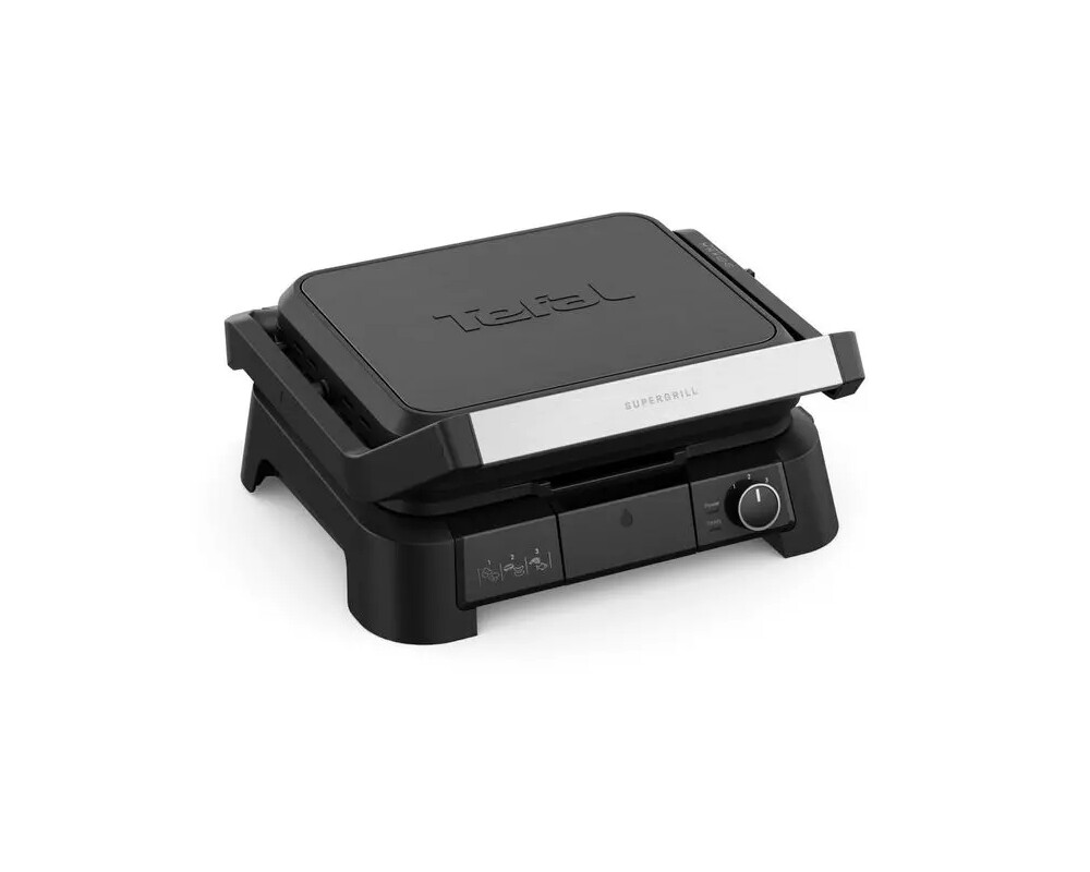 Грил и скара Tefal GC5108E0 Supergrill 3In1 Black Eu 2