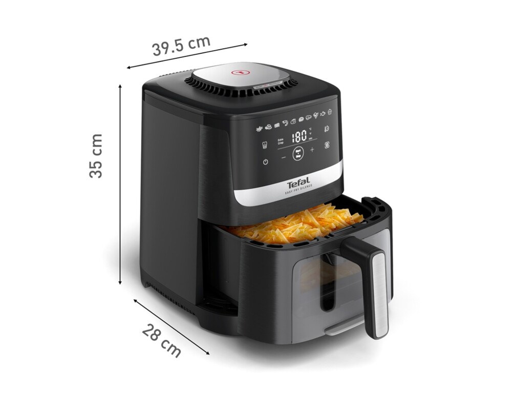 Уред за здравословно готвене Tefal EY5568E0 Fry Easy Fry Silence Vision Xl 2