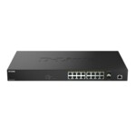 <span>Switch (Комутатор)</span> D-Link 16 Ports 2.5Gbps PoE(90W)+ 2 Ports 10G SFP+ Smart Managed Switch <span class='catalog-num-in-name'>DMS-1250-18P</span> - 