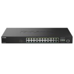 <span>Switch (Комутатор)</span> D-Link 24 Ports 2.5Gbps PoE(90W)+ 4 Ports 10G SFP+ Smart Managed Switch <span class='catalog-num-in-name'>DMS-1250-28P</span> - 