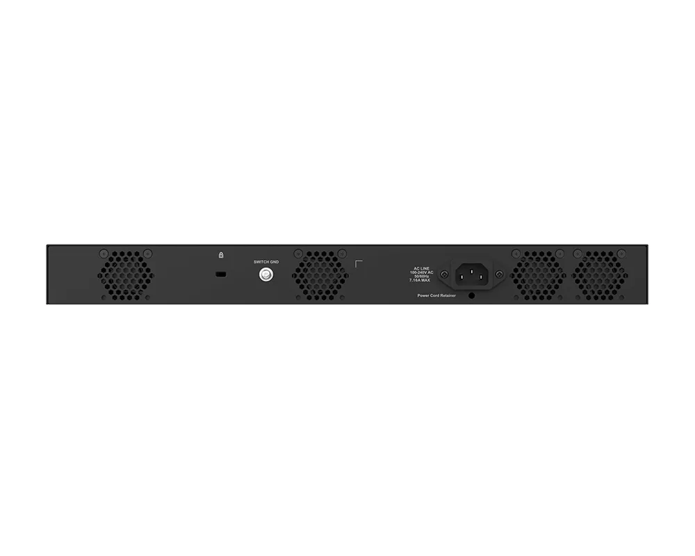 Switch (Комутатор) D-Link 24 Ports 2.5Gbps PoE(90W)+ 4 Ports 10G SFP+ Smart Managed Switch 4