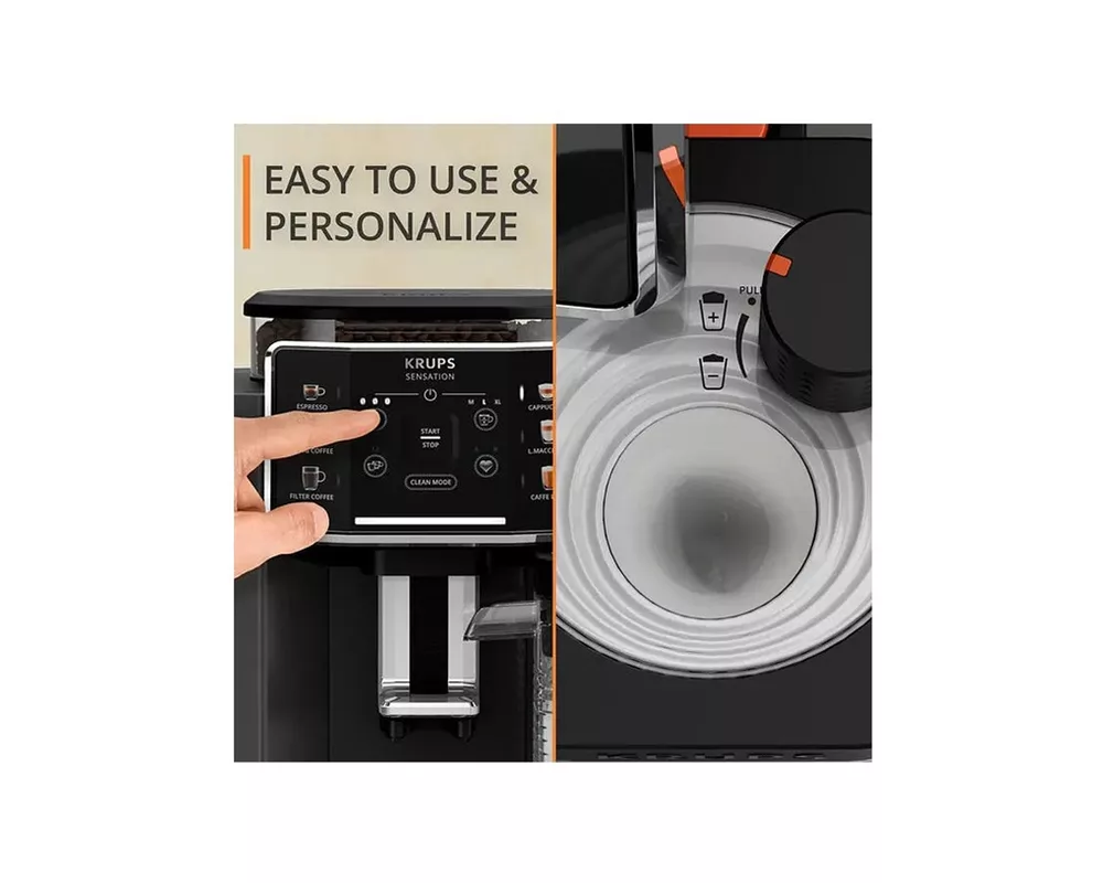 Кафемашина Krups EA912HF0 Esp Fa Sensation Milk Coal Ee 4