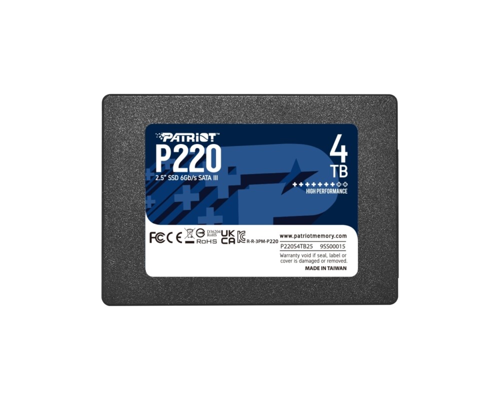 SSD Patriot P220 4TB SATA3 2.5 2