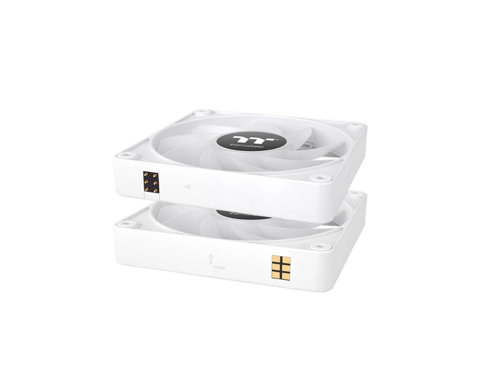 Вентилатор Thermaltake CT120 EX Reverse ARGB Sync PC Cooling Fan 3 Pack Magnetic Connect White 4